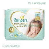 Подгузники Памперс Премиум д/новорожд (менее 3кг) №30 care newborn