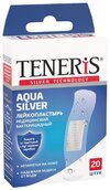 Лейкопластырь Тенерис aqua silver бактерицид с ионами серебра №20 на полимерной основе
