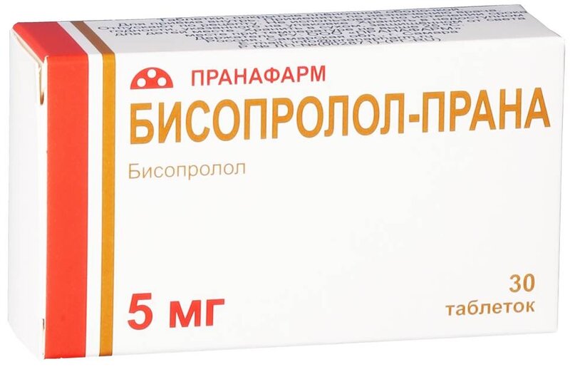 Бисопролол Прана 5мг таб п/плен об №30