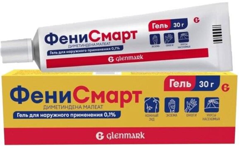 Фенисмарт 0,1% гель д/наруж прим 30г №1