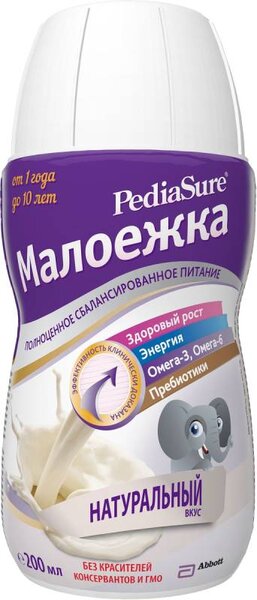 Педиашур Малоежка смесь жидк со вкусом Натуральный 200мл