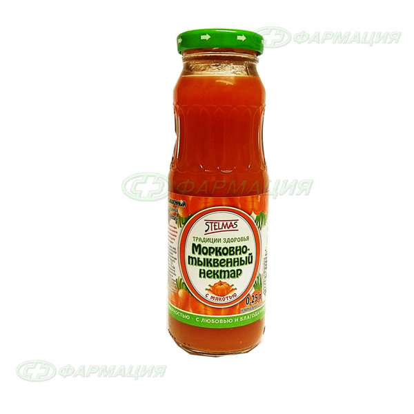 Сок Стэлмас нектар морковно-тыквенный 0,25л