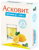 Асковит (Витамин С 1000мг) 1г таб шип №10 лимон