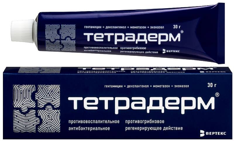 Тетрадерм крем д/наруж прим туба 30г