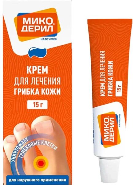 Микодерил 1% крем д/наруж прим 15г №1
