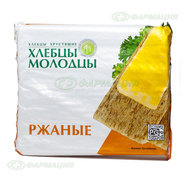 Диет Хлебцы Хлебец-Молодец ржаные 110г