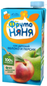 Фруто-Няня сок персик/яблоко 500мл