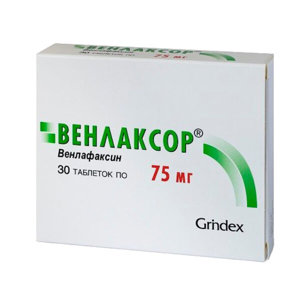 Венлаксор 75мг таб №30