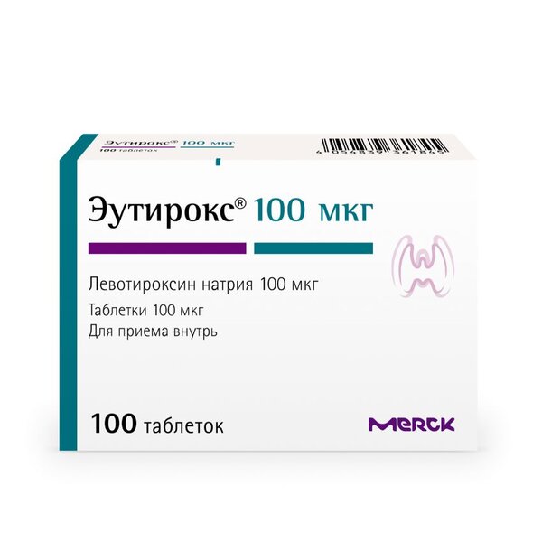 Эутирокс 100мкг таб №100