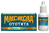 Максиколд ототита 1,0%+4,0% капли ушные 17,1(15мл) фл/кап №1