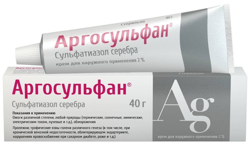 Аргосульфан 2% крем д/наруж прим туба 40г №1
