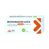 Венлафаксин-Алси 37,5мг таб п/плен об №30