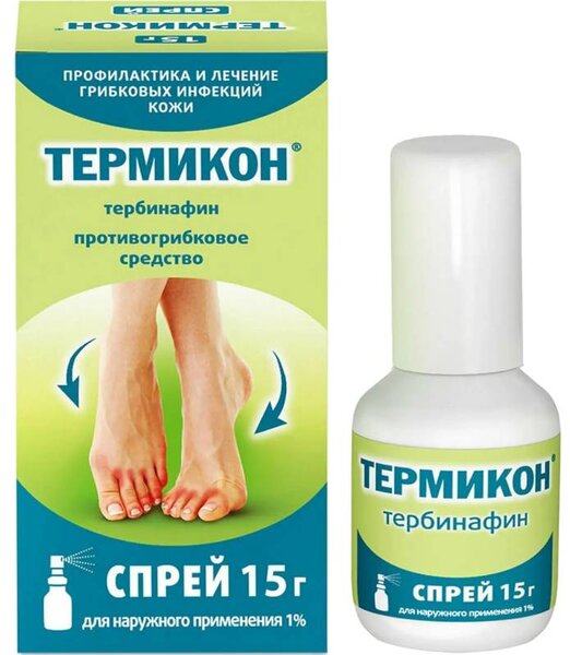 Термикон 1% спрей д/нар прим 15г №1