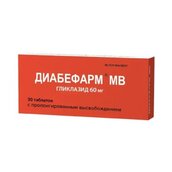 Диабефарм МВ 60мг таб пролонг высвоб №30