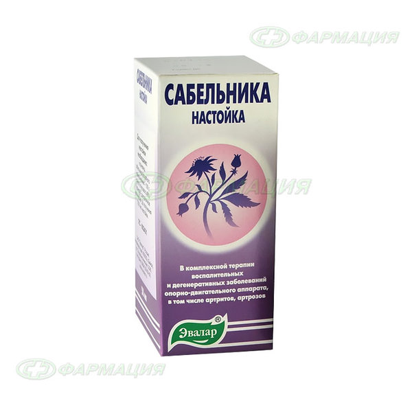 Сабельник-Эвалар настойка 100мл