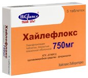 Хайлефлокс 750мг таб п/плен об №5
