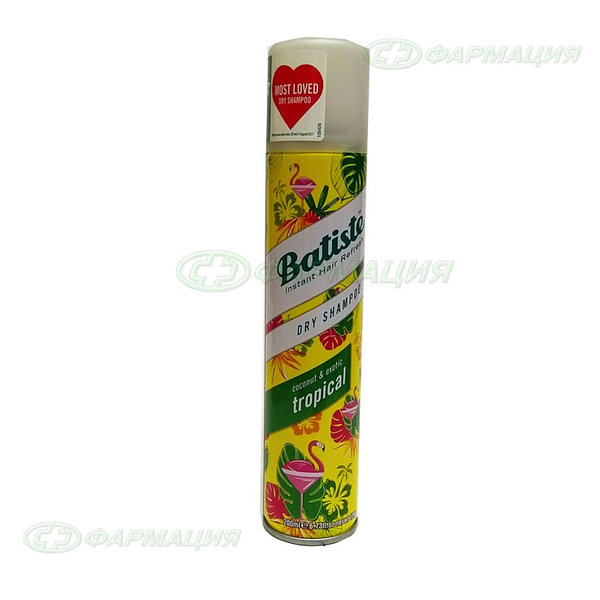 Батистэ шампунь сухой tropical 200мл