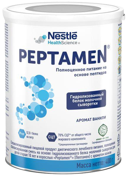 Смесь Пептамен д/пациентов от 10лет и взр 400г