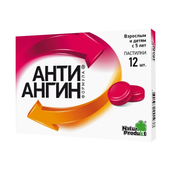 Анти-Ангин формула пастилки №12