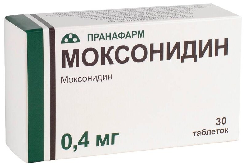 Моксонидин 0,4мг таб п/плен об №30