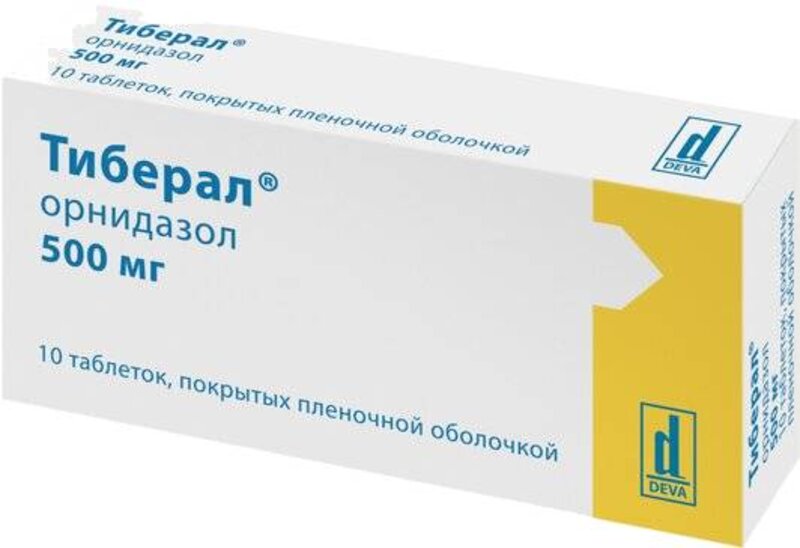 Тиберал 500мг таб п/плен об №10