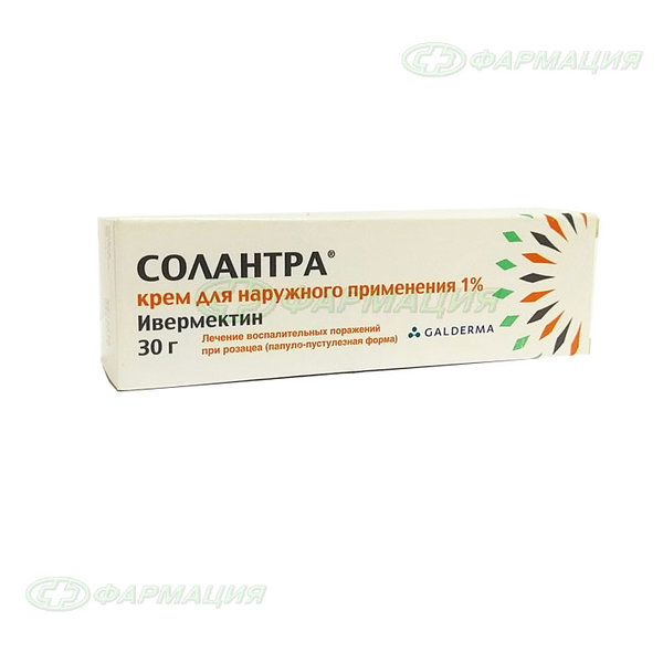 Солантра 1% крем д/наружн прим 30г