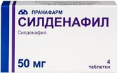 Силденафил 50мг таб п/плен об №4