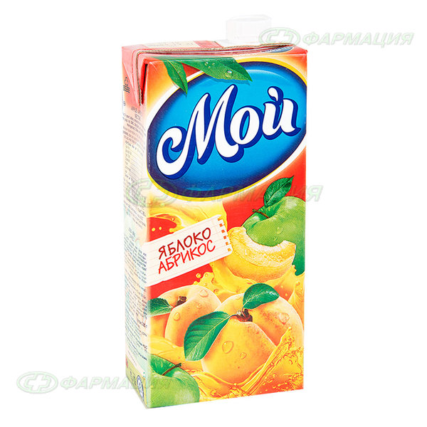Сок Мой нектар абрикос/яблоко 0.95л
