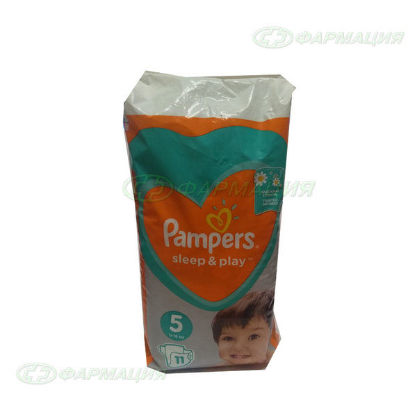 Подгузники Памперс sleep & play юниор (11-16кг) №11