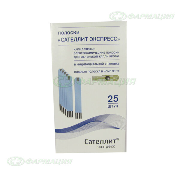 Тест-полоски Сателлит Экспресс ПКГ-03 №25