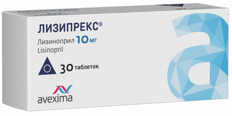 Лизипрекс 10мг таб №30