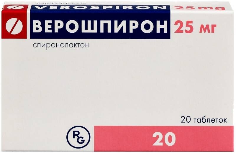 Верошпирон 25мг таб №20