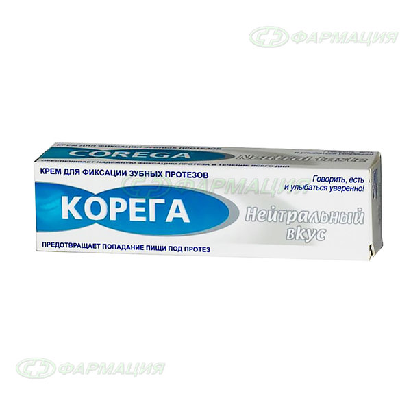 Корега крем д/фиксации зубных протезов экстра сильный 40мл (нейтрал вкус)