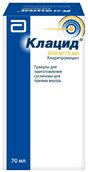Клацид 250мг/5мл гранулы д/приг сусп для приема внутрь 49,46г фл №1