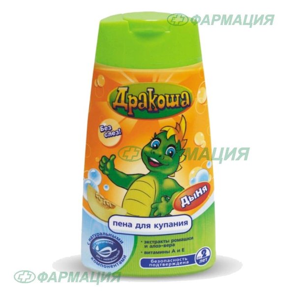 Пена д/ванн Дракоша дыня 240мл