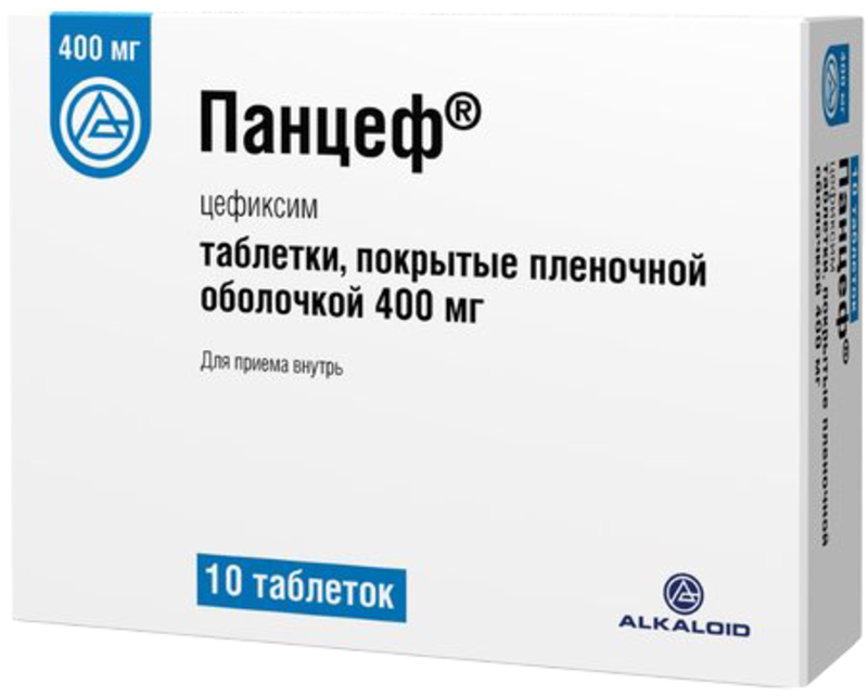 Панцеф 400мг таб п/плен об №10