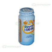 Фруто-Няня пюре персик/яблоко 250г (стекло)