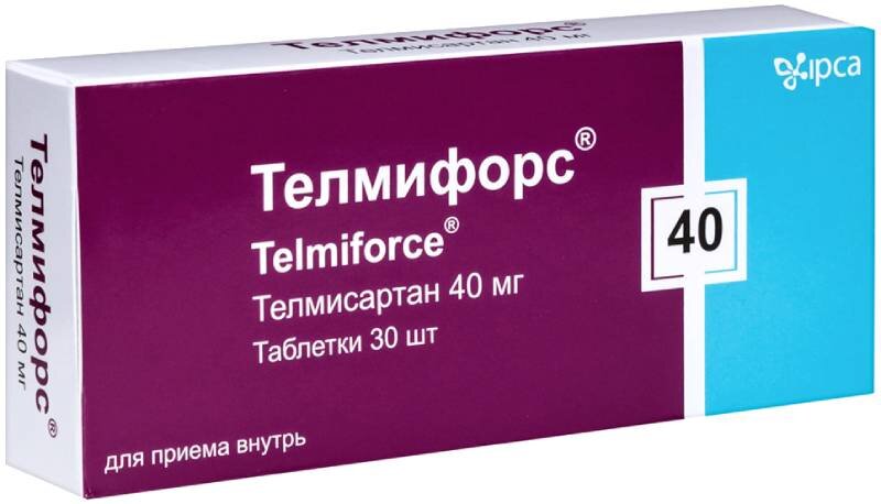 Телмифорс 40мг таб №30
