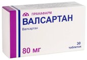 Валсартан 80мг таб п/плен об №30