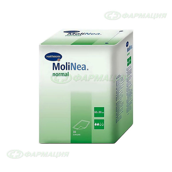 Пеленки molinea normal 60х90см однораз.№30